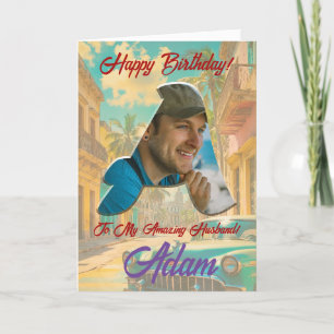 De Agradecimiento Tarjeta fotográfica Feliz Cumpleaños