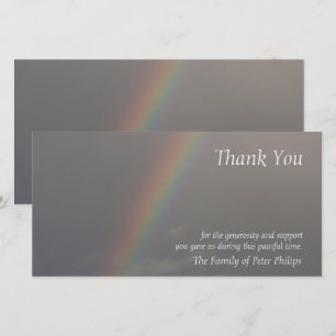 De Agradecimiento Tarjeta fotográfica Rainbow 3