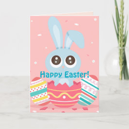 DE AGRADECIMIENTO TARJETA FUNNY BUNNY EASTER
