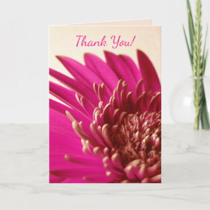 De Agradecimiento Tarjeta Gerbera rosa