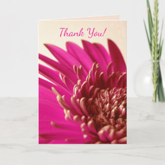 De Agradecimiento Tarjeta Gerbera rosa