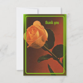 De Agradecimiento Tarjeta Gothic Rosa