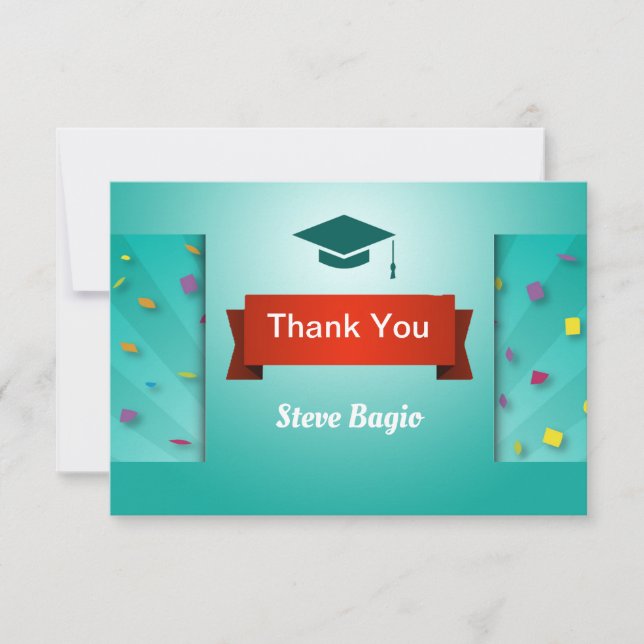 De Agradecimiento Tarjeta Grad Gracias (Anverso)