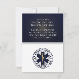 De Agradecimiento Tarjeta H.O.N.O.R. plana