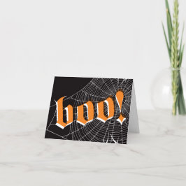 De Agradecimiento Tarjeta Halloween Spiderweb