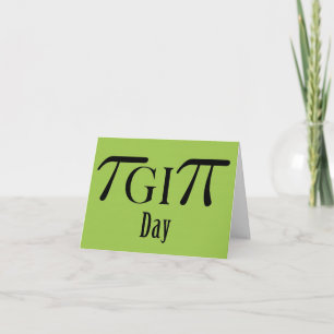 De Agradecimiento Tarjeta Happy Pi Day