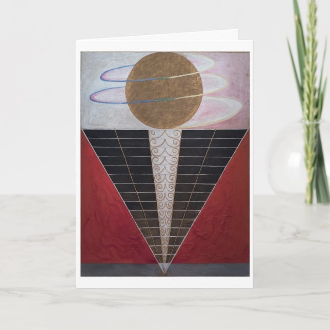 De Agradecimiento tarjeta Hilma af Klint (Anverso)