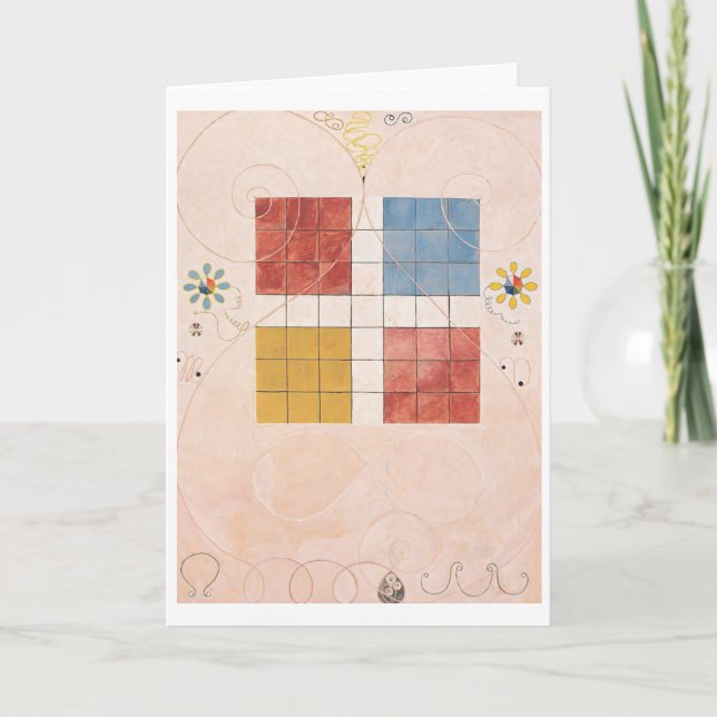 De Agradecimiento tarjeta Hilma af Klint (Anverso)