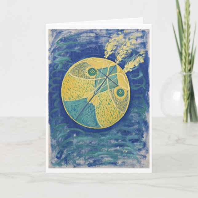 De Agradecimiento tarjeta Hilma af Klint (Anverso)