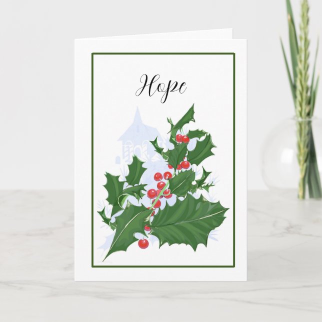 De Agradecimiento Tarjeta Holly (Anverso)