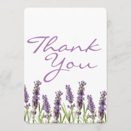 De Agradecimiento Tarjeta Lavender Gracias