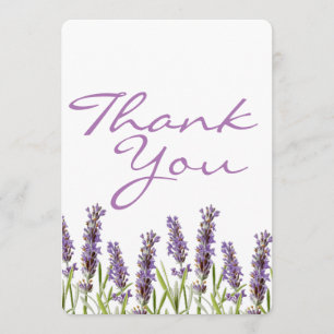 De Agradecimiento Tarjeta Lavender Gracias