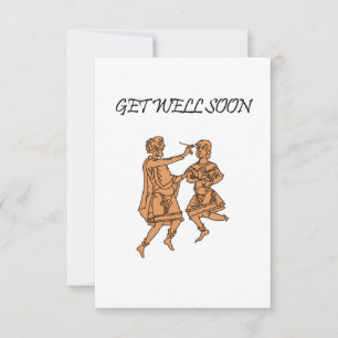 De Agradecimiento Tarjeta Medieval Get Well Soon