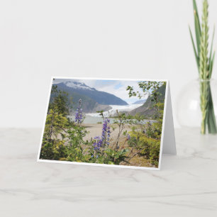 De Agradecimiento Tarjeta Mendenhall Glacier Alaska Blank