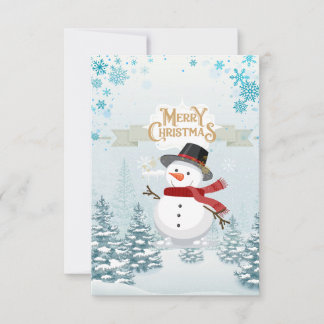 De Agradecimiento Tarjeta navideña Merry