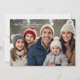 De Agradecimiento Tarjeta navideña simple para Personalizado navideñ