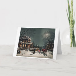 De Agradecimiento Tarjeta navideña vintage