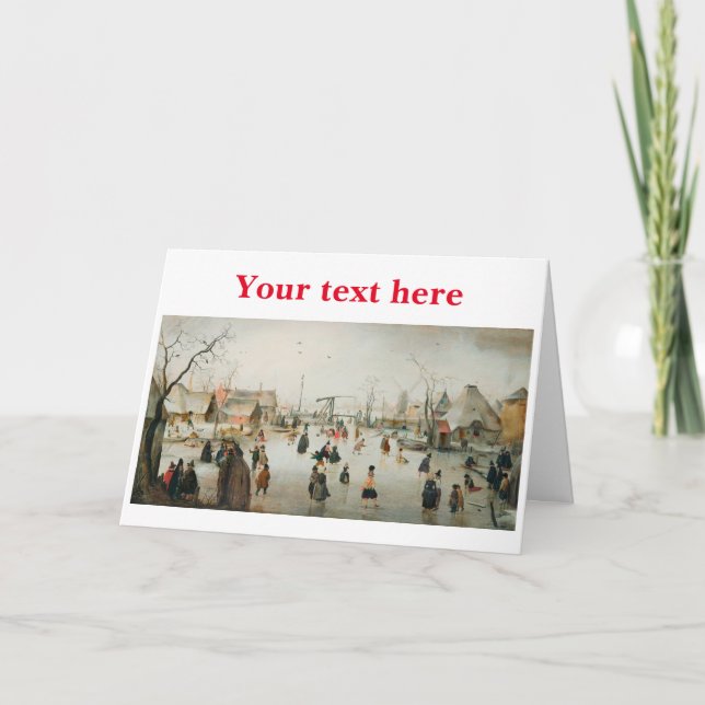 De Agradecimiento Tarjeta navideña vintage (Anverso)