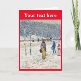 De Agradecimiento Tarjeta navideña vintage