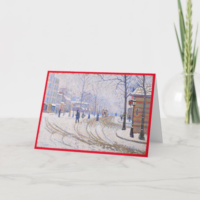 De Agradecimiento Tarjeta navideña vintage (Anverso)