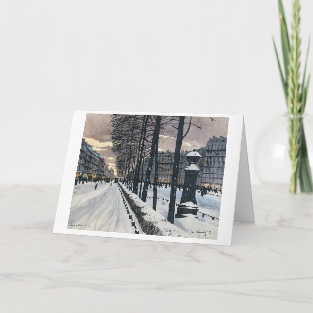 De Agradecimiento Tarjeta navideña vintage (Anverso)