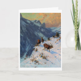 De Agradecimiento Tarjeta navideña vintage