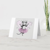 Tarjeta Opossum para lechones