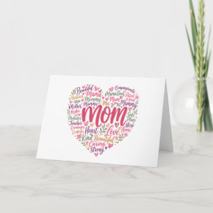 De Agradecimiento Tarjeta para Mamá