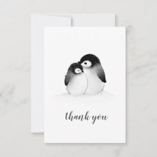 De Agradecimiento Tarjeta Penguin Gracias