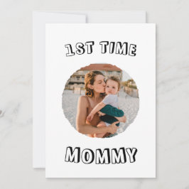 De Agradecimiento Tarjeta personalizada para mamá primeriza