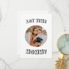 De Agradecimiento Tarjeta personalizada para mamá primeriza