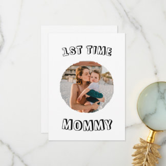 De Agradecimiento Tarjeta personalizada para mamá primeriza