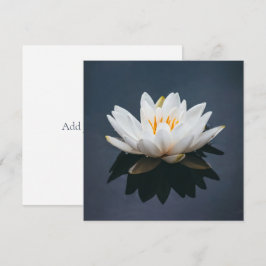 DE AGRADECIMIENTO TARJETA PLANA : LOTUS