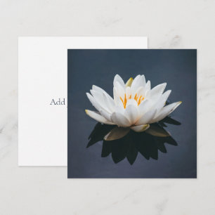 DE AGRADECIMIENTO TARJETA PLANA : LOTUS