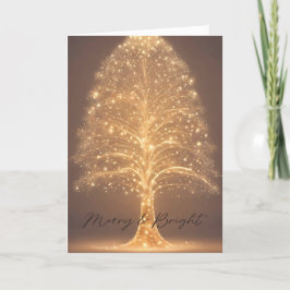 De Agradecimiento tarjeta plegable para Navidades brillantes y nevad