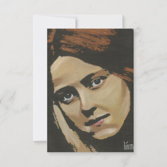 De Agradecimiento Tarjeta plegaria St. Therese of Lisieux (Anverso)