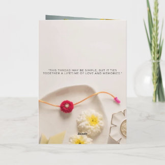 De Agradecimiento Tarjeta Raksha Bandhan