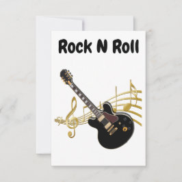 De Agradecimiento Tarjeta rodante Rock N