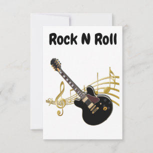 De Agradecimiento Tarjeta rodante Rock N