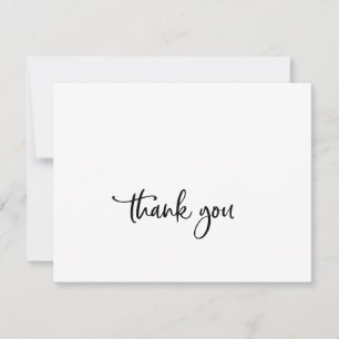 De Agradecimiento Tarjeta Rustic Script Gracias