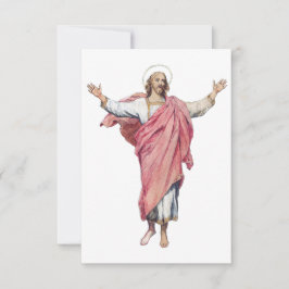 De Agradecimiento Tarjeta Sagrada del Icono del Señor Resucitado
