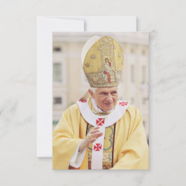 De Agradecimiento Tarjeta Sagrada del Papa Benedicto XVI