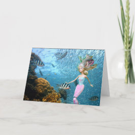 De Agradecimiento Tarjeta sirena