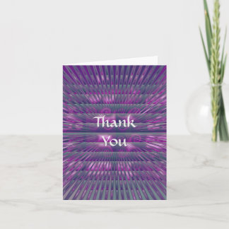 De Agradecimiento Tarjeta Spikey Purple Vertical Gracias
