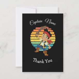 De Agradecimiento Tarjeta temática Pirate Boy