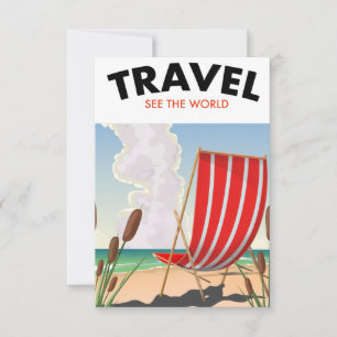De Agradecimiento Tarjeta Travel See the World