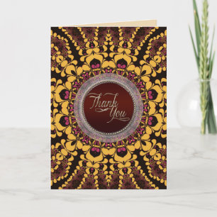 De Agradecimiento Tarjeta Tribal Batik