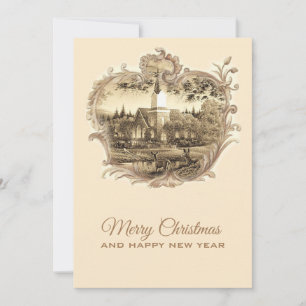 De Agradecimiento Tarjeta Vintage para navidades