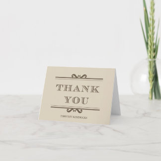 De Agradecimiento Taupe gris refinar elegancia gracias a las tarjeta