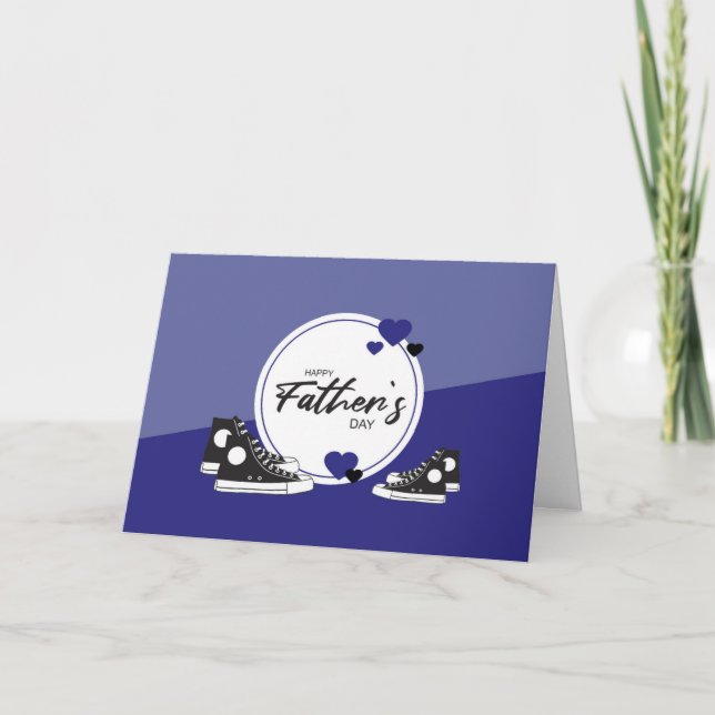 DE AGRADECIMIENTO TENIS ZAPÓ LA TARJETA DEL DÍA DEL PADRE (Anverso)